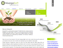 Tablet Screenshot of nisargasoft.net